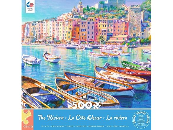 Ceaco Ceaco - The Riviera - 500 Piece Jigsaw P