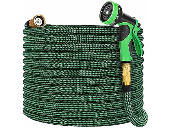 Expandable Garden Hose 50ft w/ 10 Nozzle- Choose Color - Gallery 5