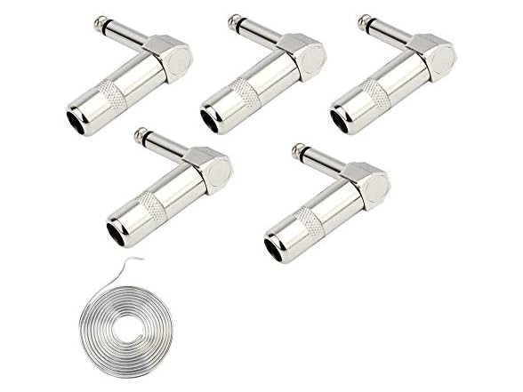 GiantBee 1/4" Audio Plugs 6.35mm Plug TS Male 1/4