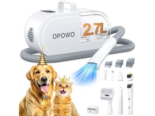 OPOWO Dog Grooming Vacuum