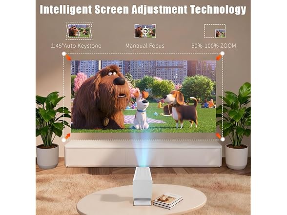 XENPONAD 4K Supported Mini Projector