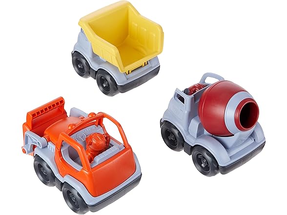 Green Toys Construction Vehicle - 3 Pack