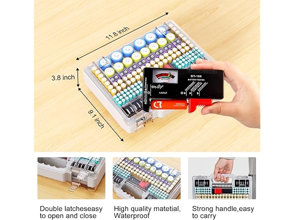 Tututry 262+ Battery Organizer Box