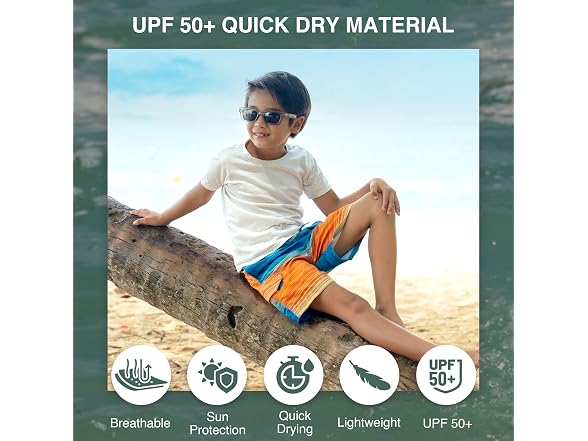 Kanu Surf Men (10-12) Oahu Quick Dry Beach Trunk