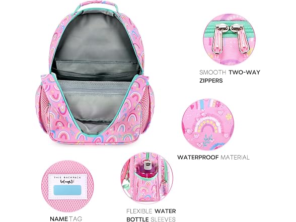 mibasies Girls Lightweight Backpack
