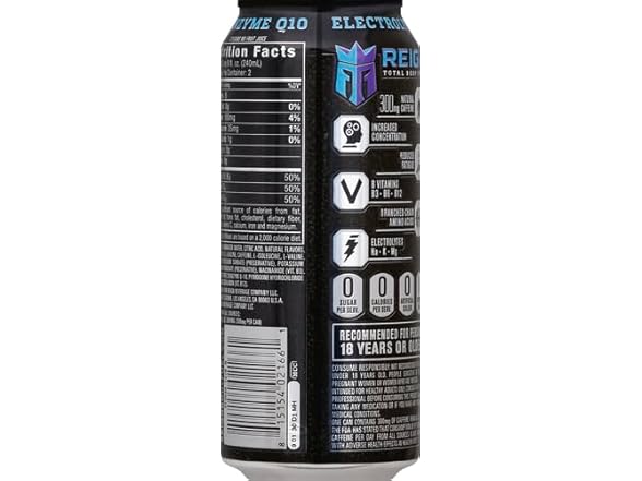 Reign Total Body Fuel Razzle Berry, 16 Fl Oz Can