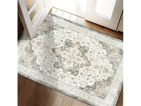 Marsail 3'x5' Machine Washable Area Rug