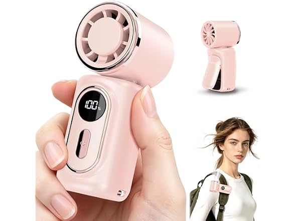 Coolhill Clip-On Mini Fan 3000mAh 5spd