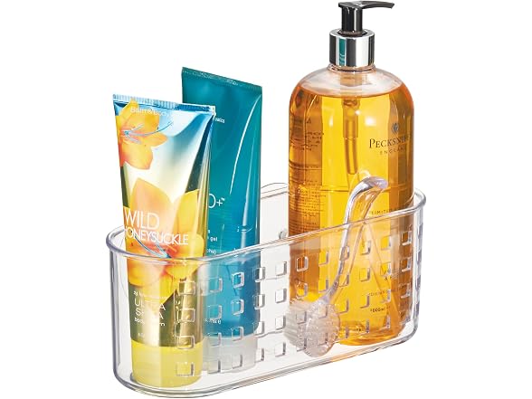iDesign Hanging Suction Shower Caddy Basket