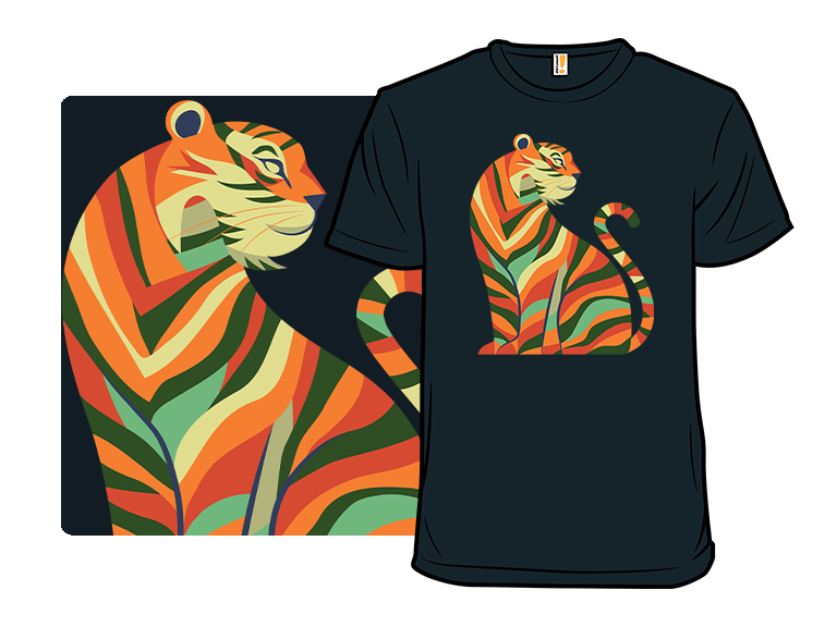 Abstract Tiger Sitting - Gallery 8