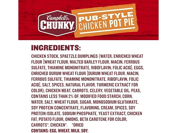 Campbells Chunky Chicken Pot Pie Soup 12pk