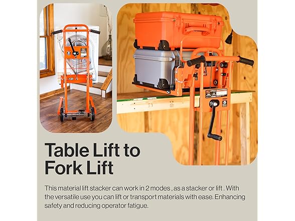 SuperHandy Material Lift Winch Stacker