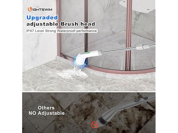Electric Spin Scrubber, Upgrade 7 in 1