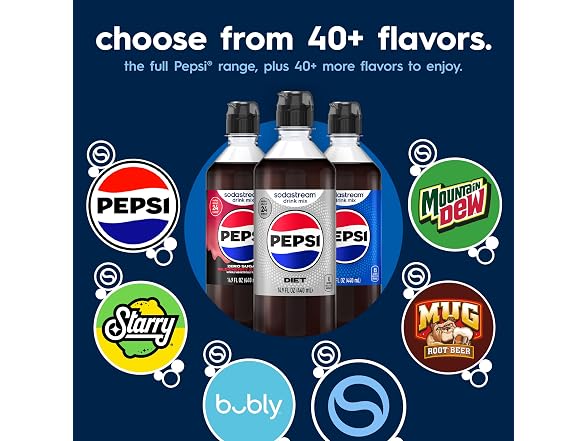 4PK SodaStream Diet Pepsi Drink Mix