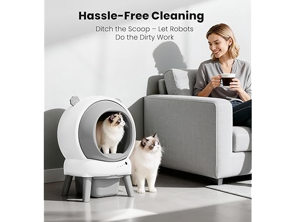 Cayonad Auto Self-Clean Litter Box