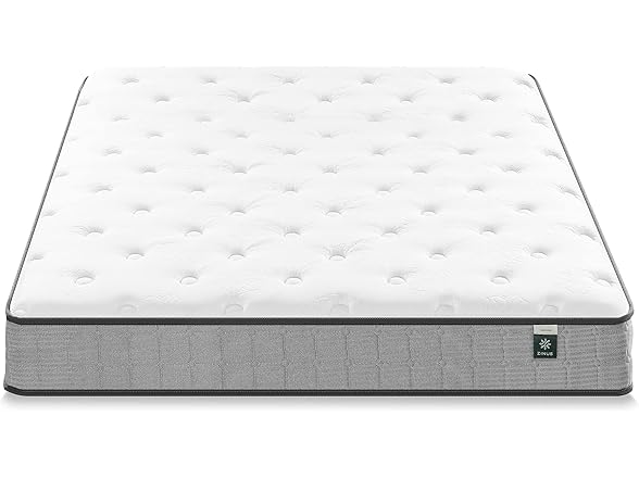 Zinus 8 Inch Comfort Support Cooling Gel Hybrid Mattress