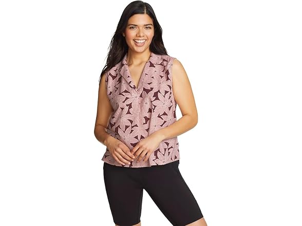 Eddie Bauer Women (XS) Baja Sleeveless Grape Shirt