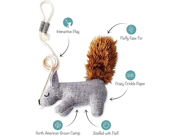 Fringe Studio ONE TUFF NUT Teaser Cat Toy