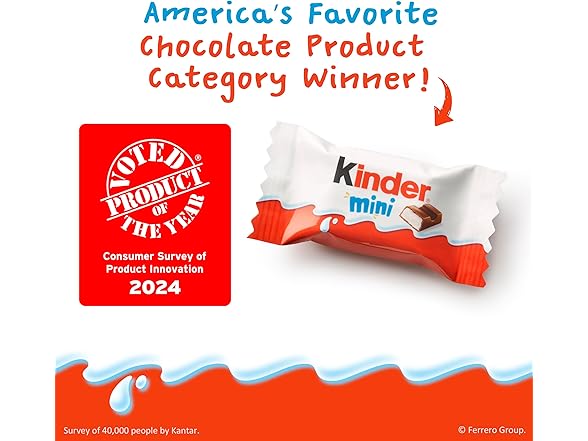 Kinder Choc Mini Bars Milky Filling 29oz