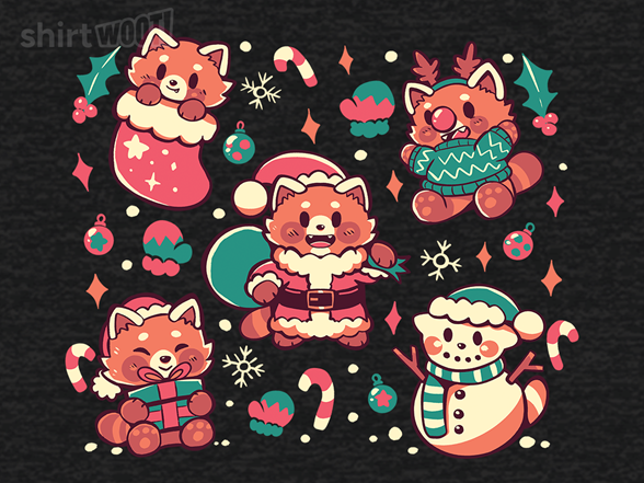 Festive Red Pandas
