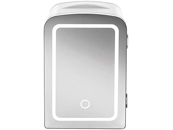 Chefman Mirrored Beauty Fridge w/LED