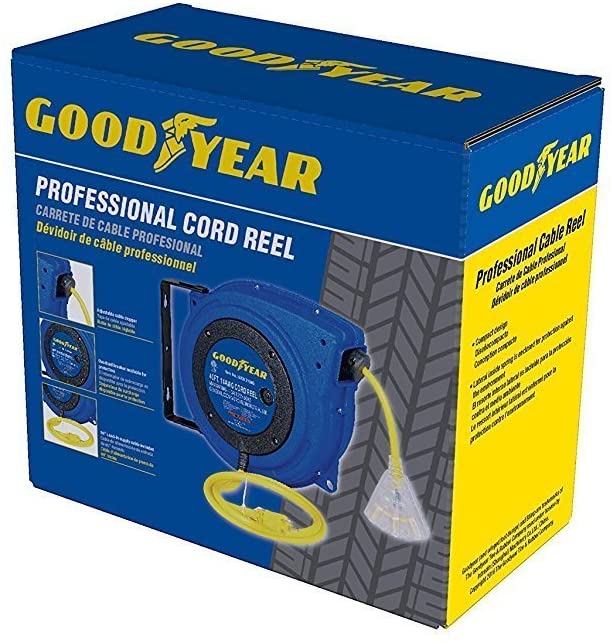 Goodyear Heavy Duty Cord Reel 40' 12AWG - Gallery 16