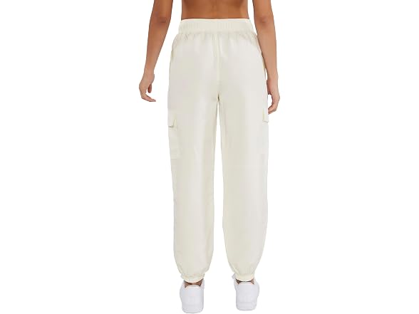 Forever 21 (S) High-Rise Cargo Vanilla Joggers