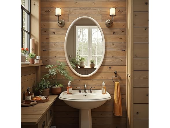 Howard Elliott Collection Solace Oval Mirror