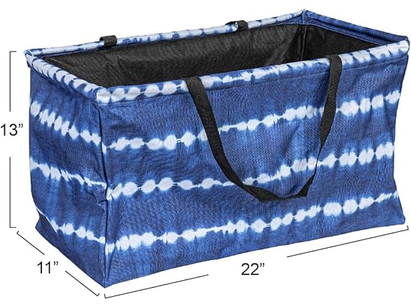 Household Essentials Large Canvas Utility Tote Bag with Handles 