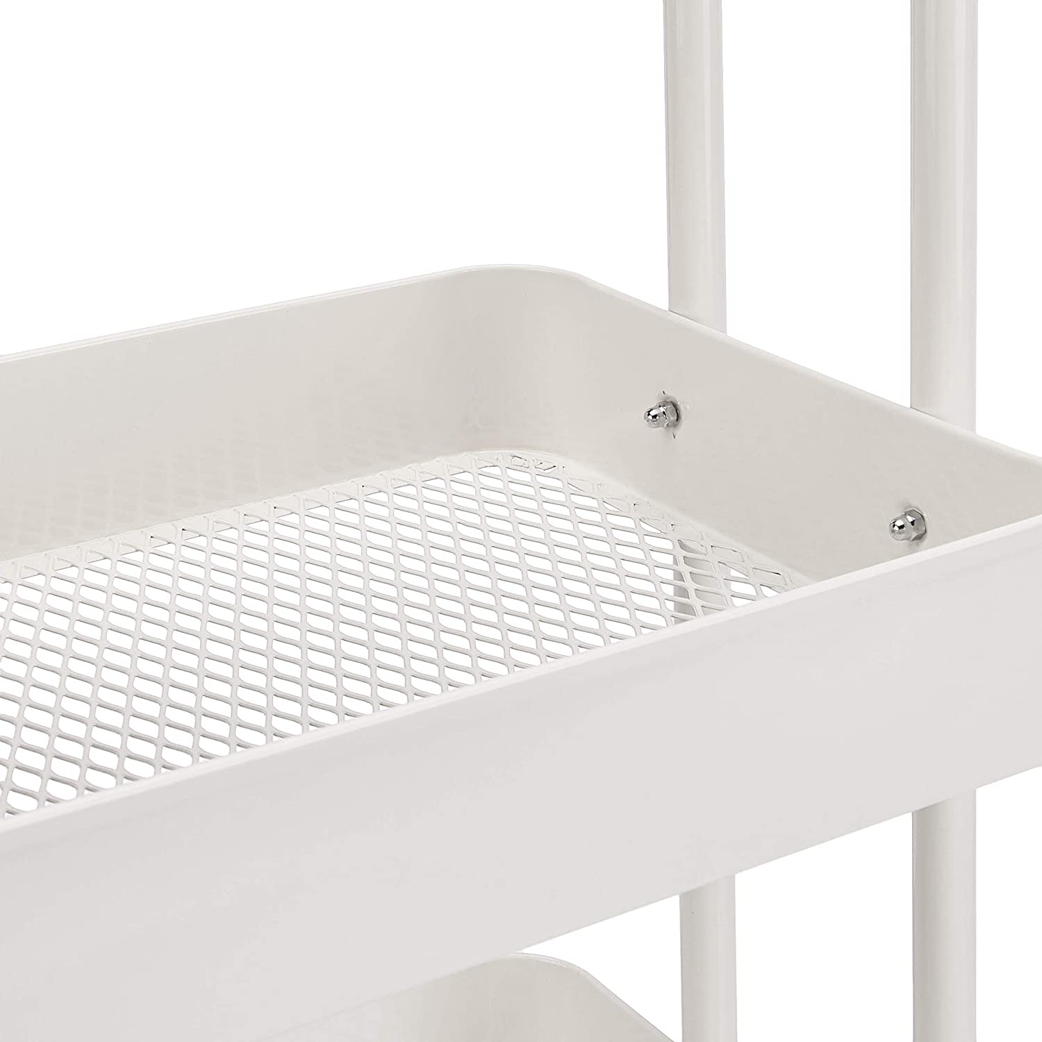 Amazon Basics 3-Tier Rolling Cart, White - Gallery 7
