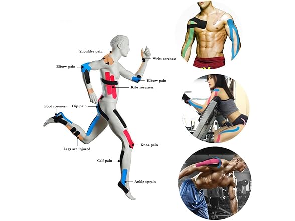 Sanfire Kinesiology Tape 2 Rolls