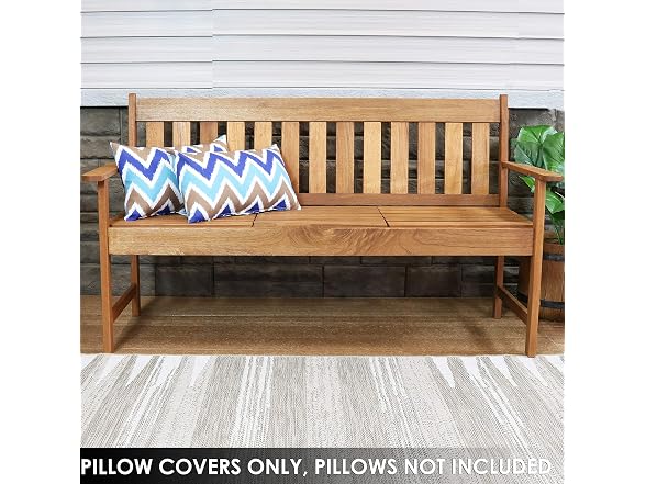 Sunnydaze Decor SNR-130 2 Covers 12x20 Chevron - Gallery 7