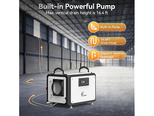 Tiitss Commercial Dehumidifier 120 Pints