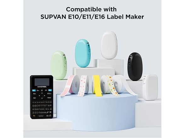 S UPVAN E10 & E11 Label Maker Tape