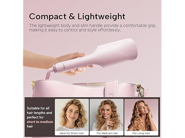 LENA Lena Slim Beach Waver Curling Wand