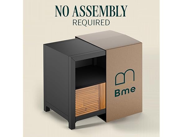 Bme Madia Wood Nightstand