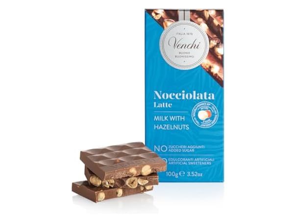 $7.99, Was $12.60, 36% Off! Venchi No Sugar Milk Hazelnut Bar 3.52oz dealfomo