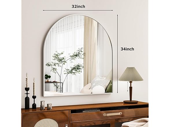 Easly Arched Bathroom Mirrors