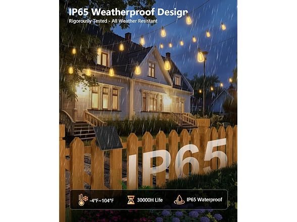 Brightown 175FT Solar String Lights