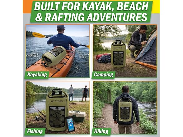 Wakeman Waterproof Dry Bag