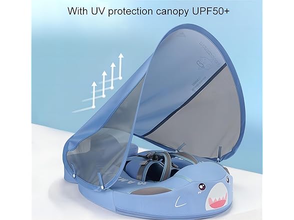 Lanckeli Baby Pool Float with Canopy