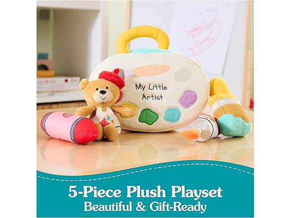 GUND Baby My Little Artist 5-Piece Plush Playset
