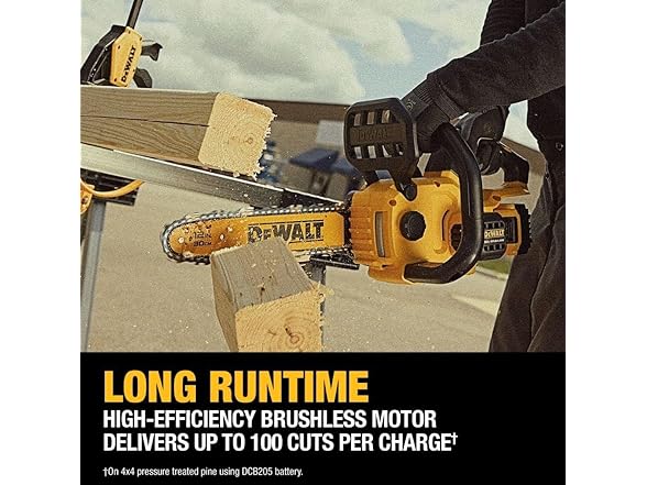 DEWALT DCCS621P1 20V MAX 12" Cordless Chainsaw Kit