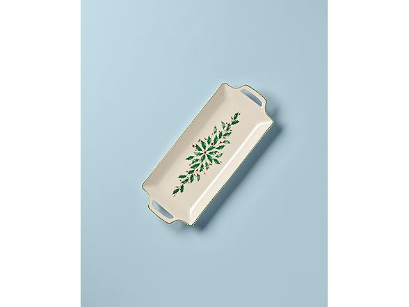 Lenox Holiday Hors d'Oeuvre Tray, Christmas Hosting