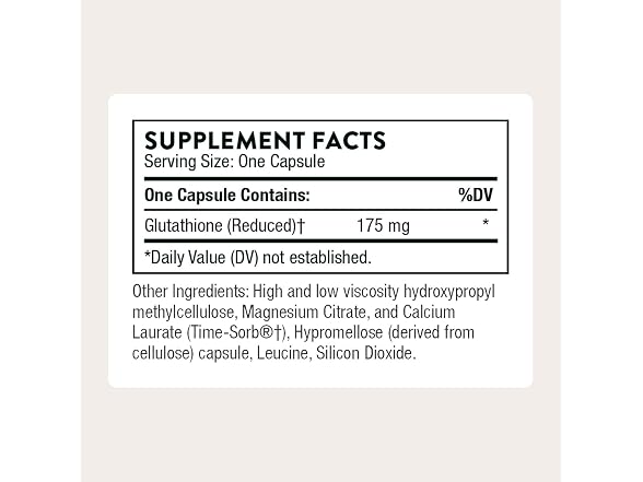 THORNE Glutathione-SR Antioxidant, 60Ct
