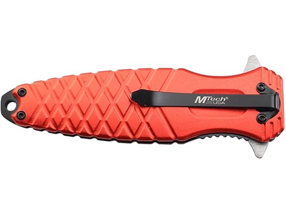 8.3" Folding Knife Red Handle