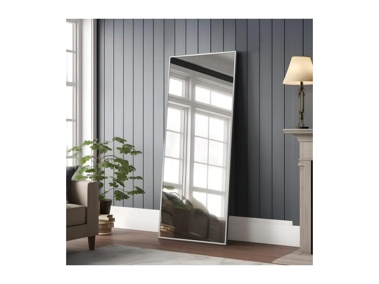 NeuType Full Length Mirror Hanging or Leaning Against Wall