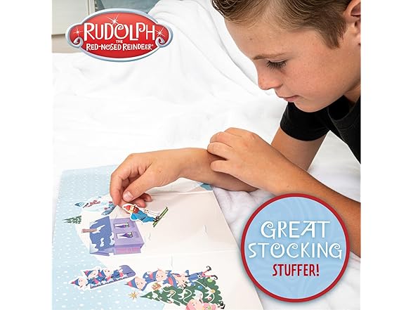 Kids Preferred Rudolph The Red Nose Reindeer Stickers