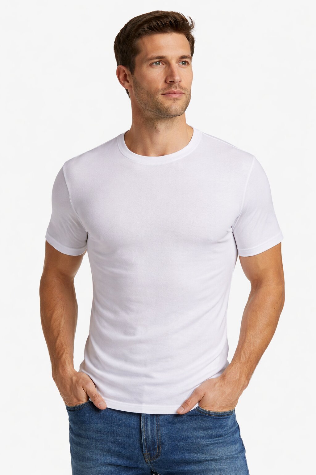 FILA Men's Solid Crew Neck T-Shirts (4Pk) - Gallery 8
