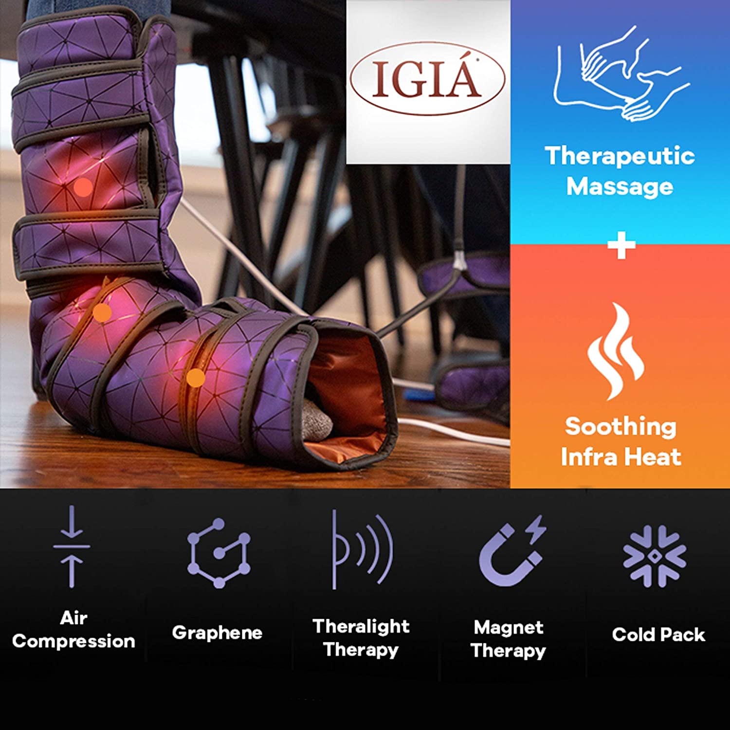 Evertone Thermosage 7 in 1 Leg Massager - Gallery 16